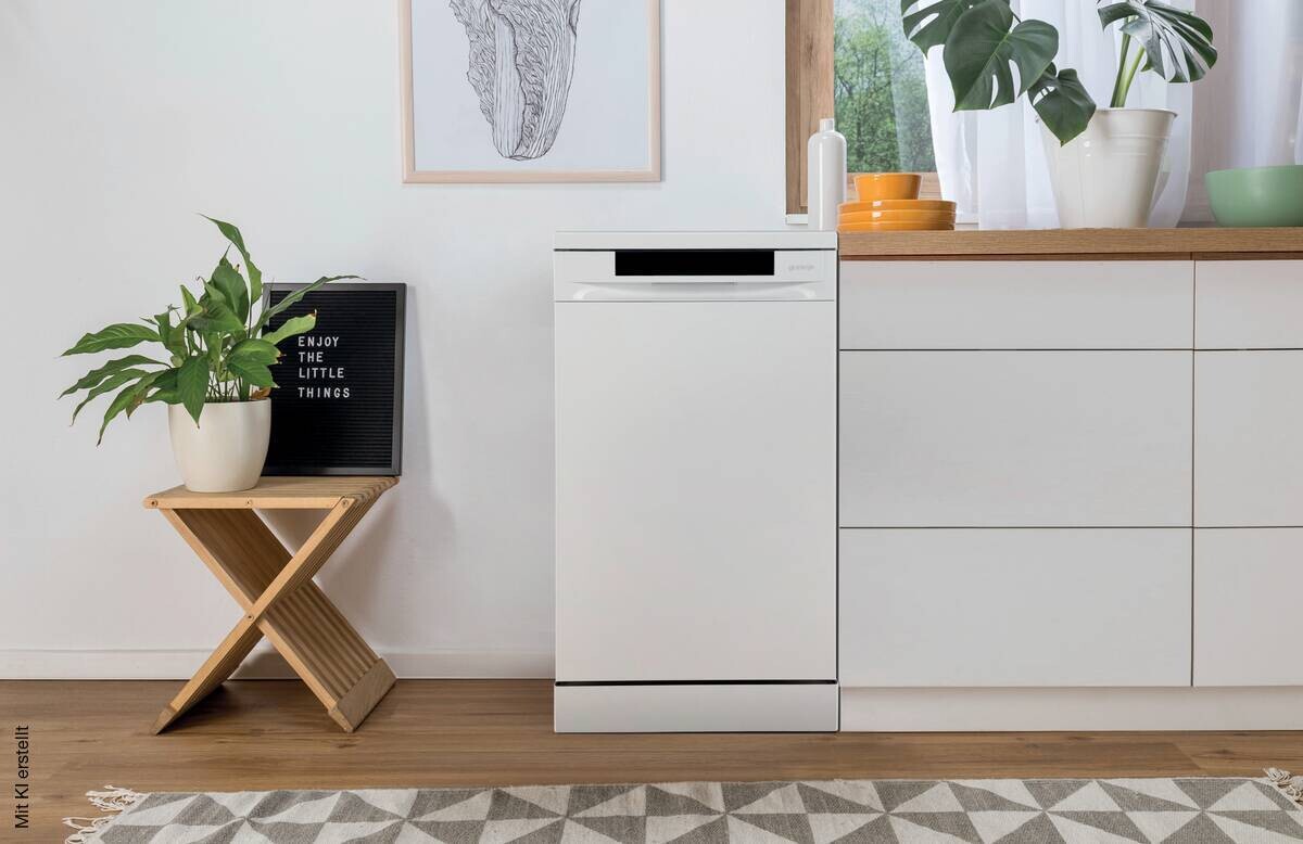 Gorenje Geschirrspüler GS531E10W EEK: E Spektrum: A bis G 9 Gedecke weiß B/H: ca. 45x85 cm