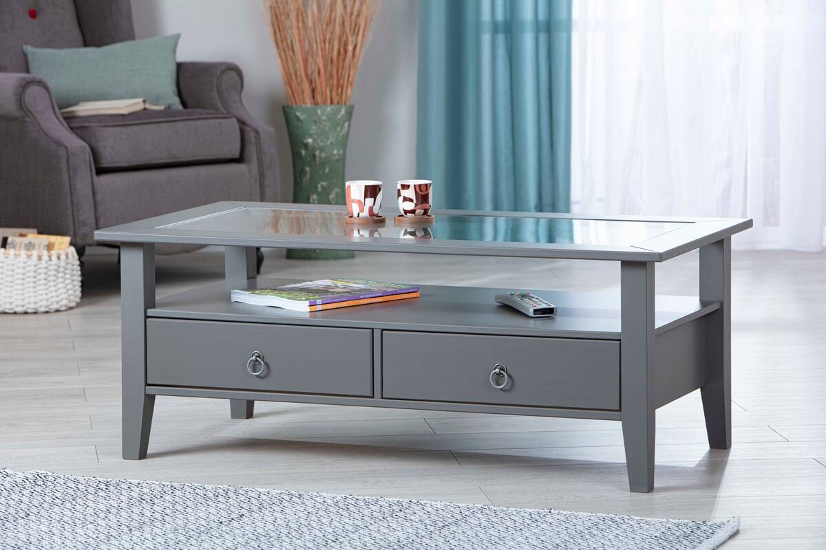 Inter Link Couchtisch Provence 7 grau Kiefer