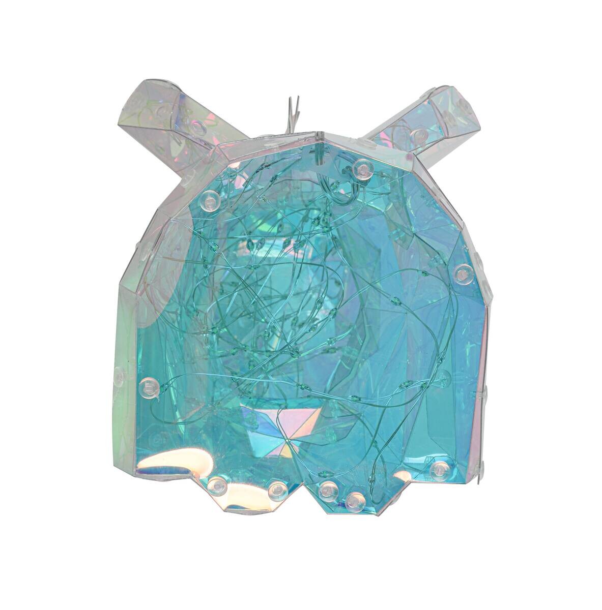 Nolo LED-Dekoleuchte Drache transparent pearl B/H/L: ca. 18,5x14x12 cm