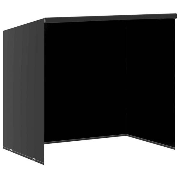 vidaXL Schutzhülle für Hollywoodschaukel schwarz Kunststoff B/H/L: ca. 145x170x255 cm
