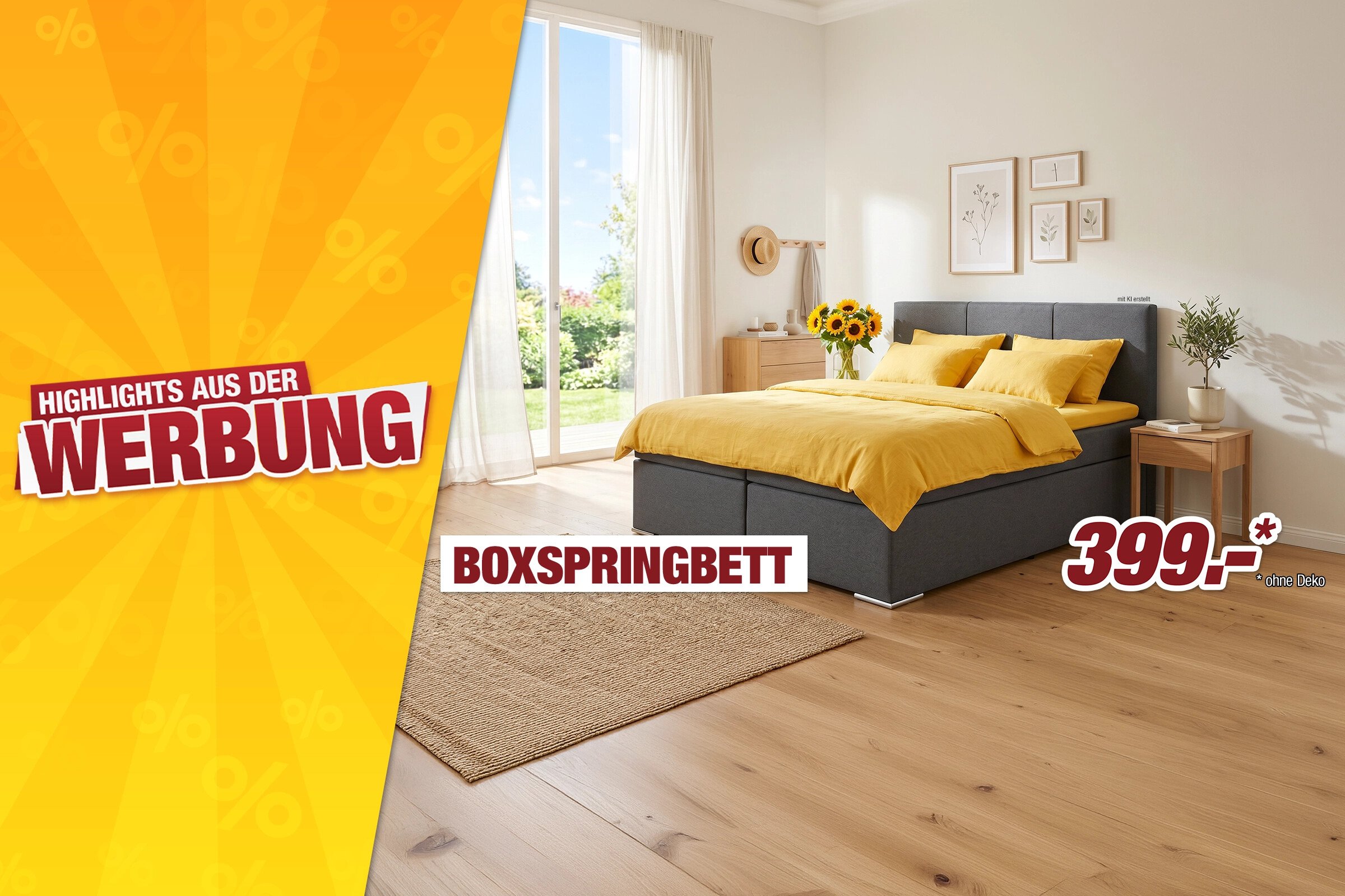Unsere Werbe Highlights - Boxspringbett