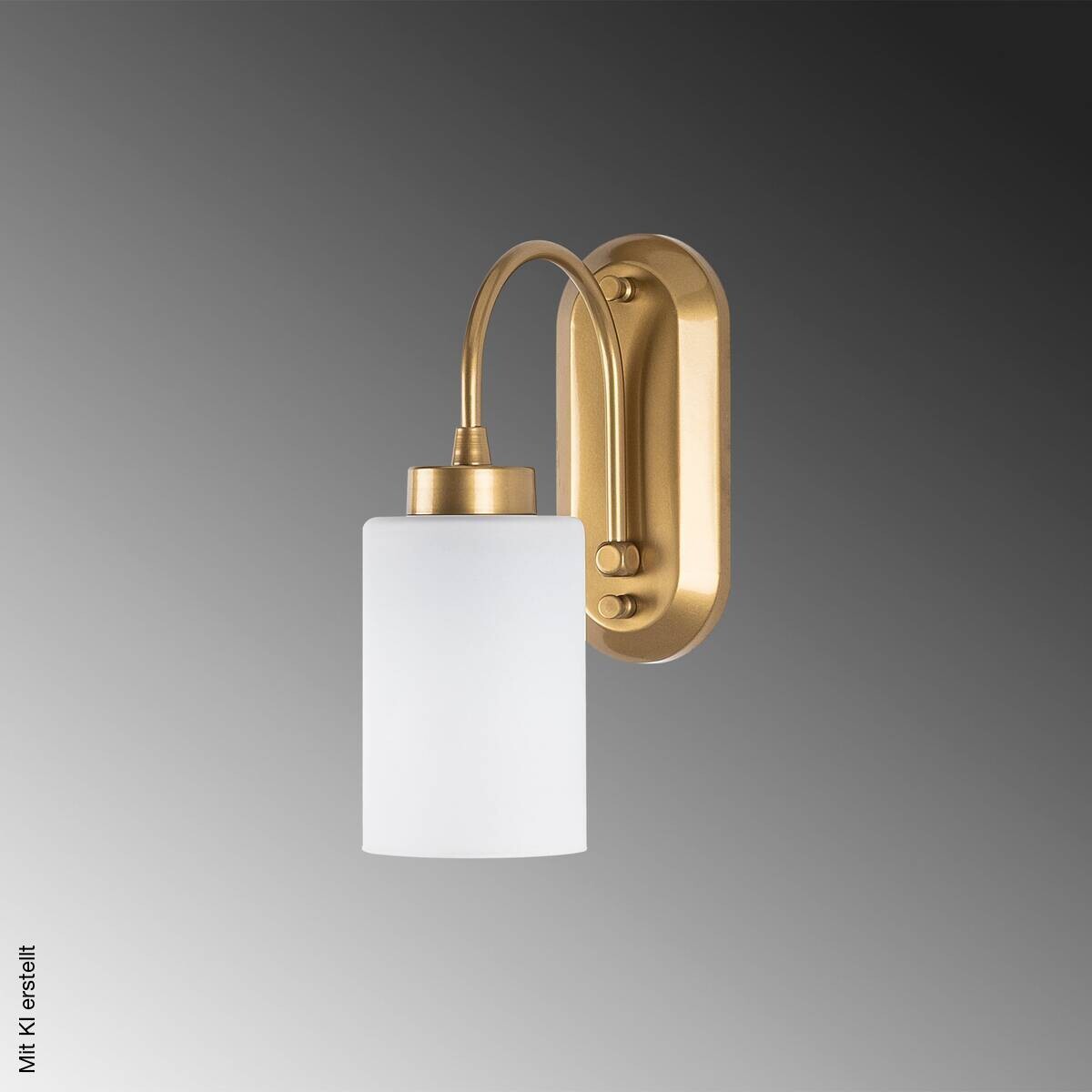 Opviq Wandleuchte gold Metall Glas B/H/L: ca. 21x28x10 cm E27 1 Brennstellen