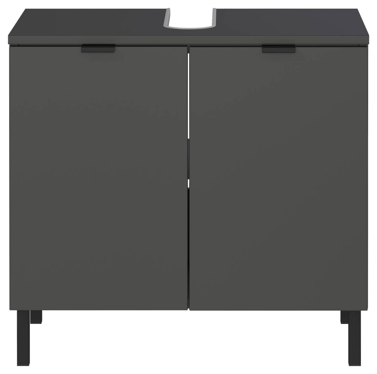 Waschbeckenunterschrank 1980-547 Graphit B/H/T: ca. 60x56x34 cm