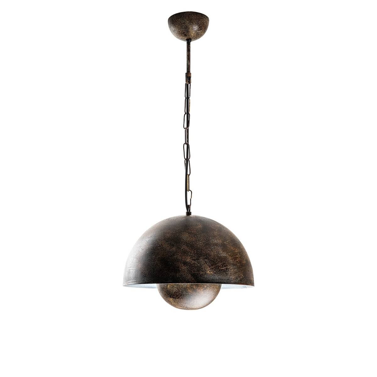 Opviq Pendelleuchte braun B/H/T: ca. 30x70x30 cm E27 1 Brennstellen