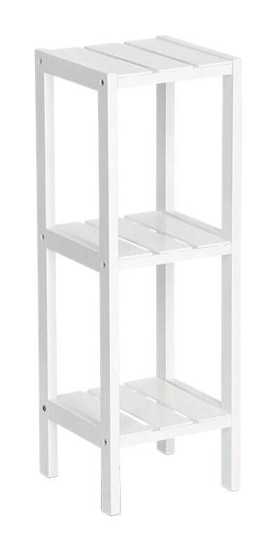 Standregal weiß MDF B/H/L: ca. 22x65x22 cm