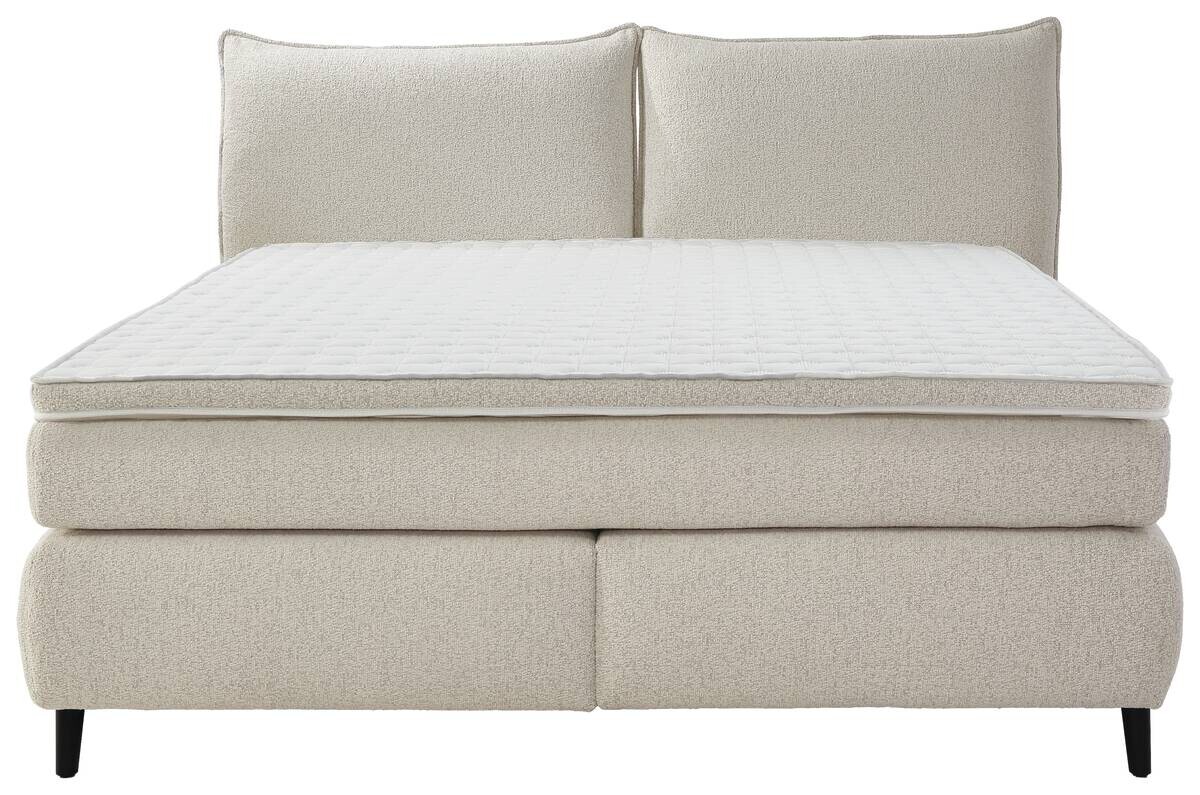 Boxspringbett beige Liegefläche B/L: ca. 180x200 cm