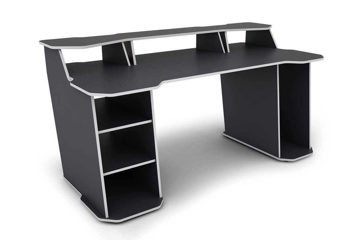 Schreibtisch MATRIX anthrazit weiß B/H/T: ca. 180x76,96x85 cm