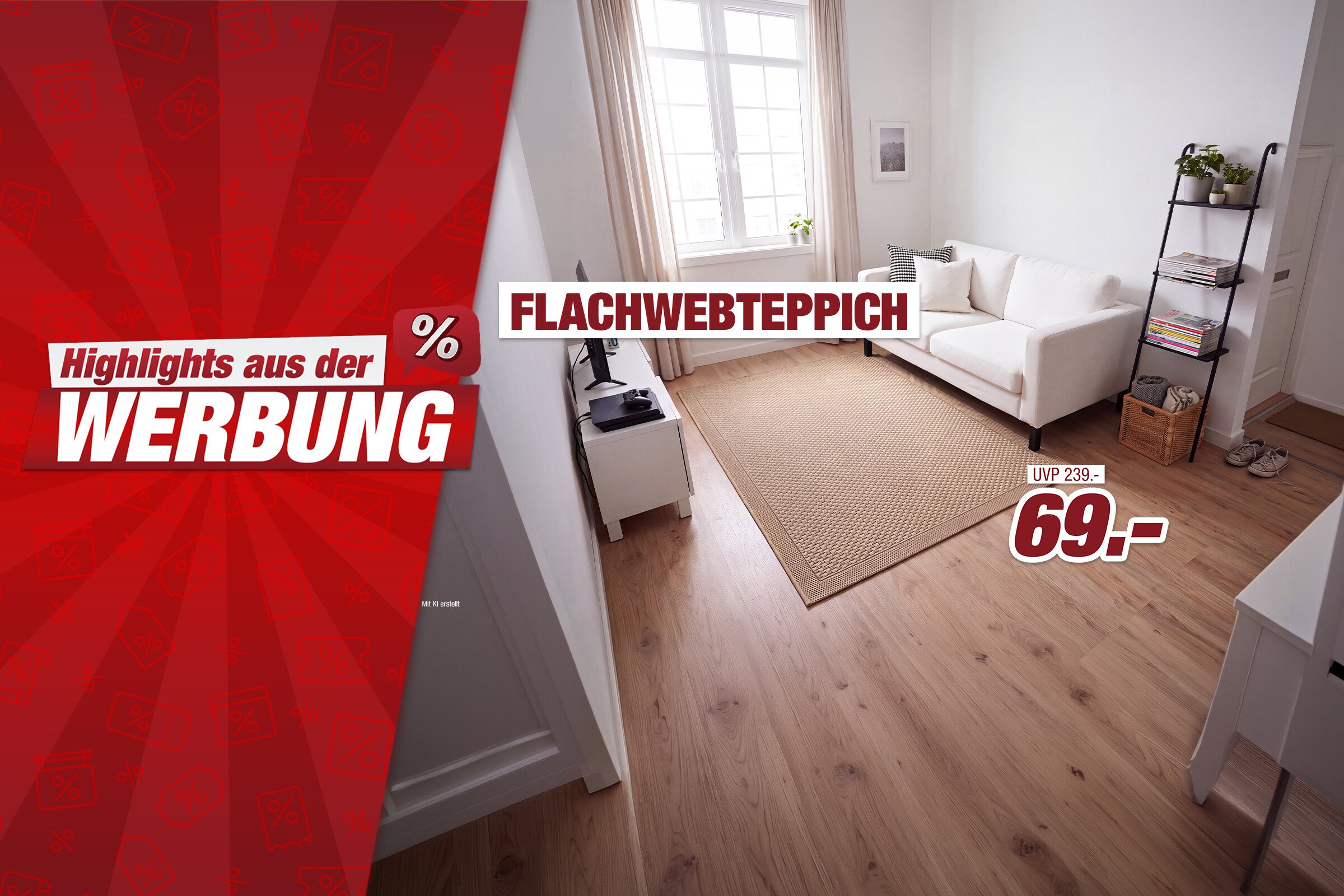 Unsere Werbe Highlights - Flachwebteppich