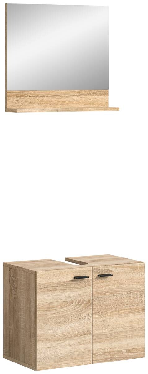 Badezimmer-Set BOSTON Eiche Sonoma Nachbildung B/H/T: ca. 57x186x33 cm