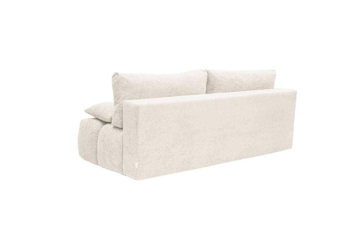 Schlafsofa weiß Polyester B/H/T: ca. 210x72x105 cm