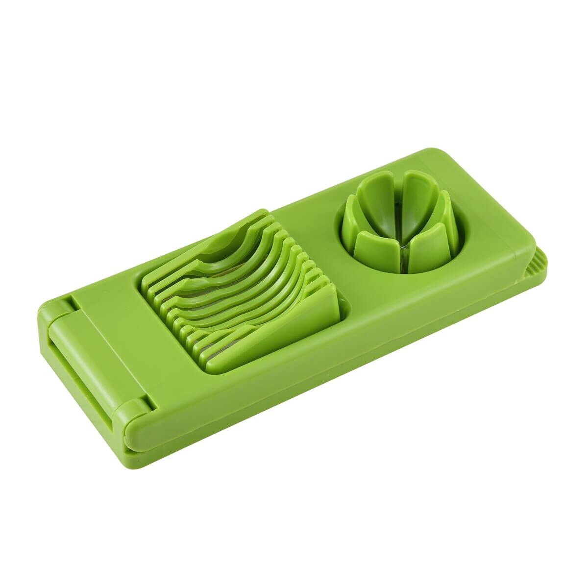 SAN IGNACIO Eierschneider EXPERT grün Edelstahl B/H/L: ca. 8,5x16,5x21,5 cm