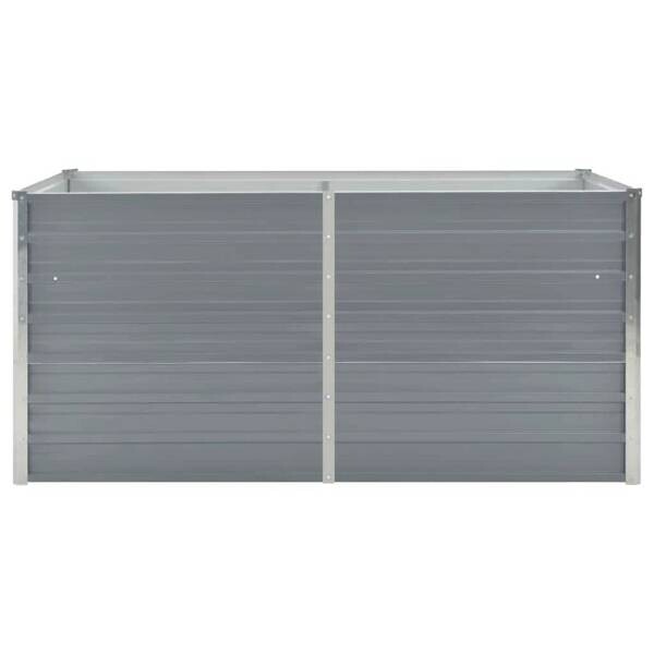 Hochbeet grau Metall B/H/L: ca. 80x45x160 cm
