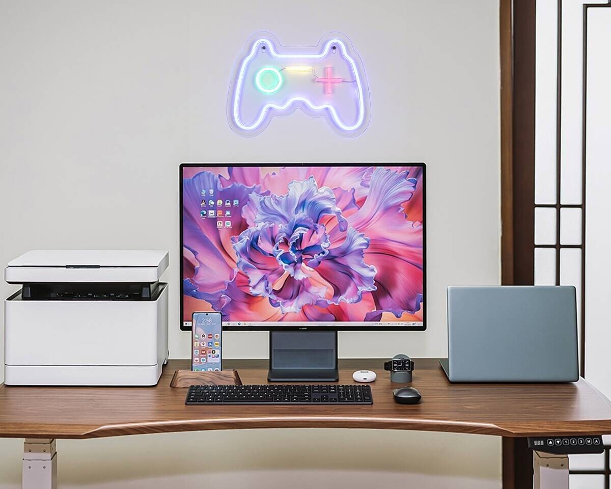 Nolo LED-Neon_Wandleuchte Play Acryl B/H/L: ca. 22x1,6x30 cm