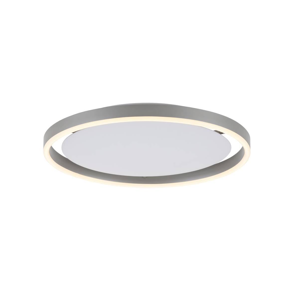 Just Light LED-Deckenleuchte RITUS 15391-95 weiß Alu Metall H/D: ca. 5,3x39,3 cm 1 Brennstellen