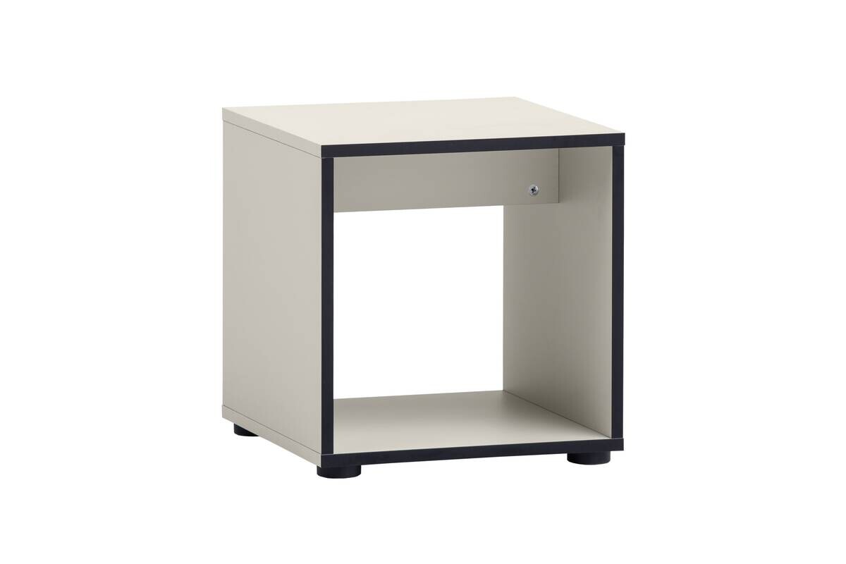 Hocker Edda beige hell B/H/T: ca. 40x42x40 cm