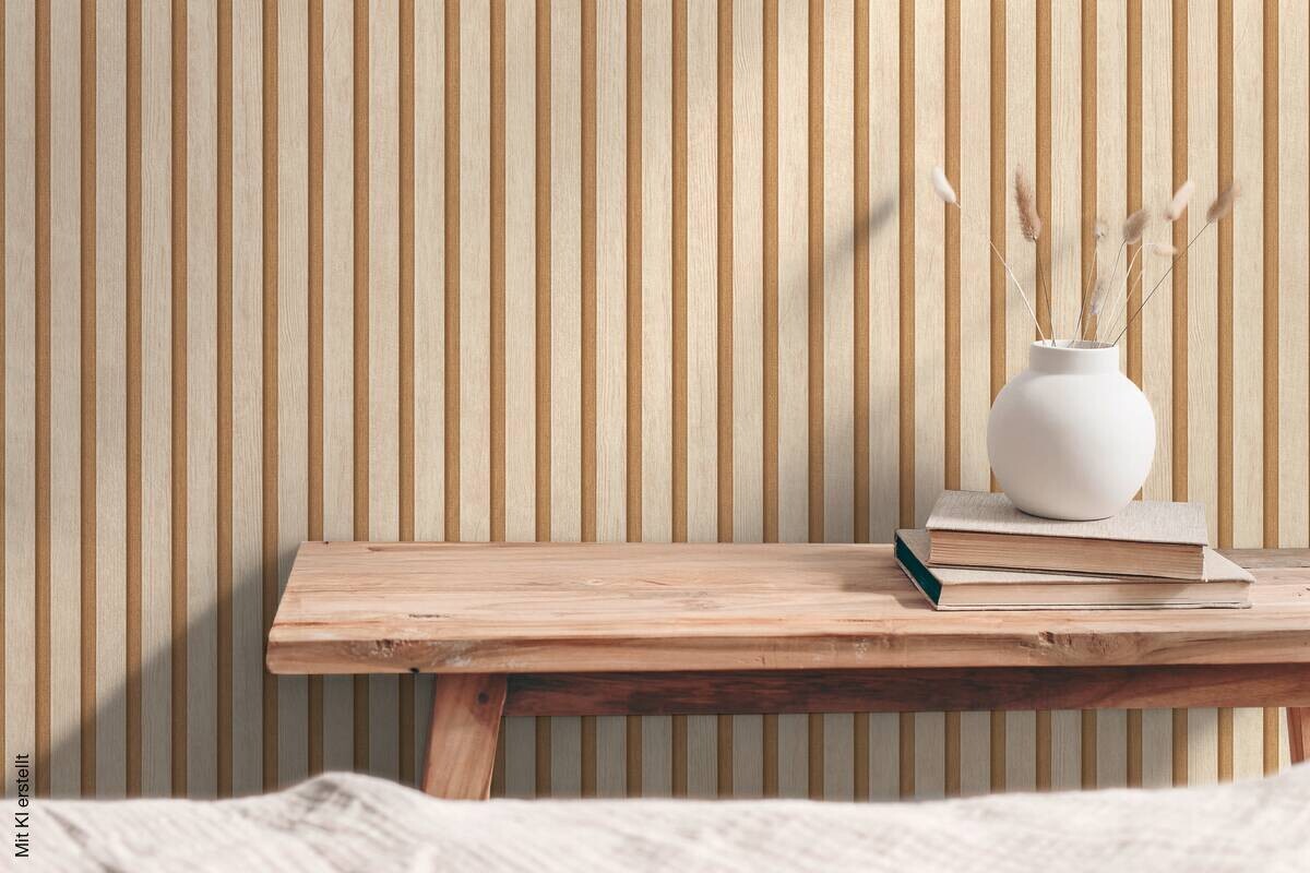 A.S.Creation Vliestapete braun beige B/H/D: ca. 53x1005x8,4 cm