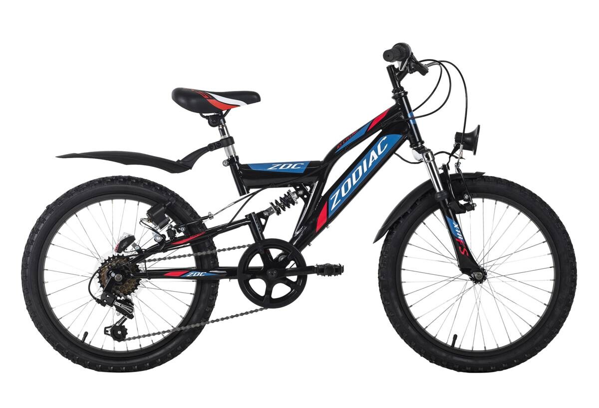 KS-Cycling Kinderrad Zodiac 668K 20 Zoll Rahmenhöhe 31 cm 6 Gänge schwarz schwarz ca. 20 Zoll