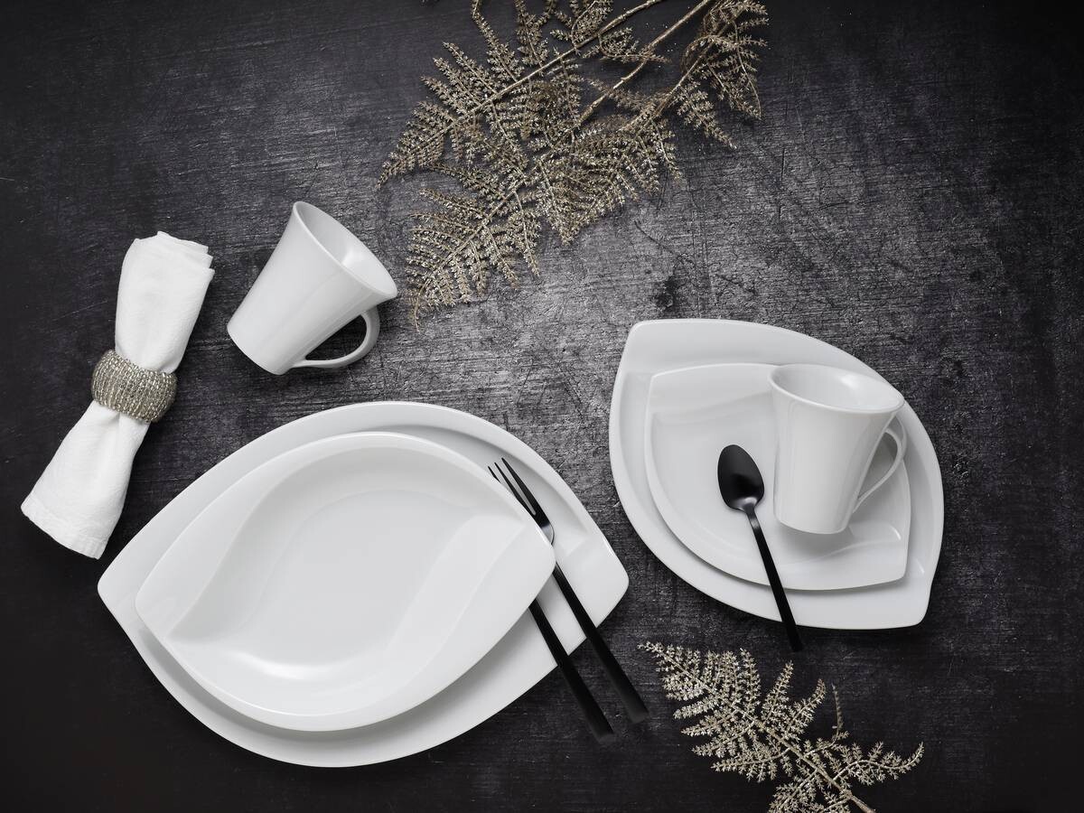 CreaTable Kombiservice ACACIA weiß Porzellan 30 tlg.