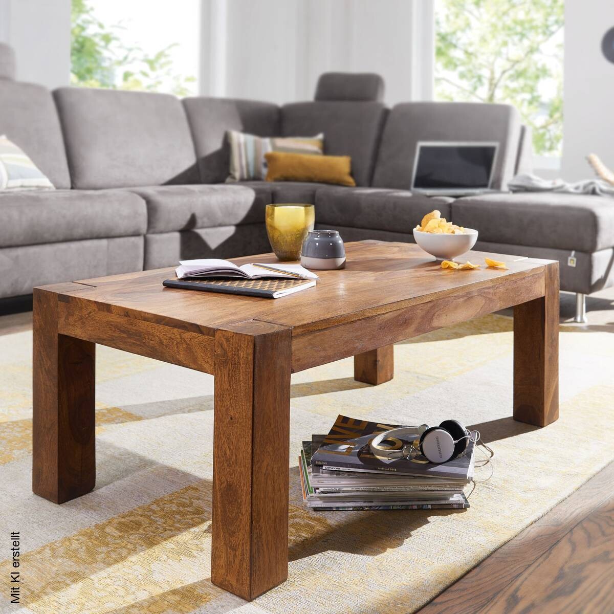 Couchtisch natur B/H/T: ca. 110x40x60 cm