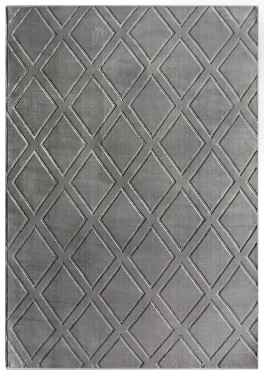 Teppich Monaco grau B/L: ca. 160x230 cm | grau | 160,00/230,00 cm