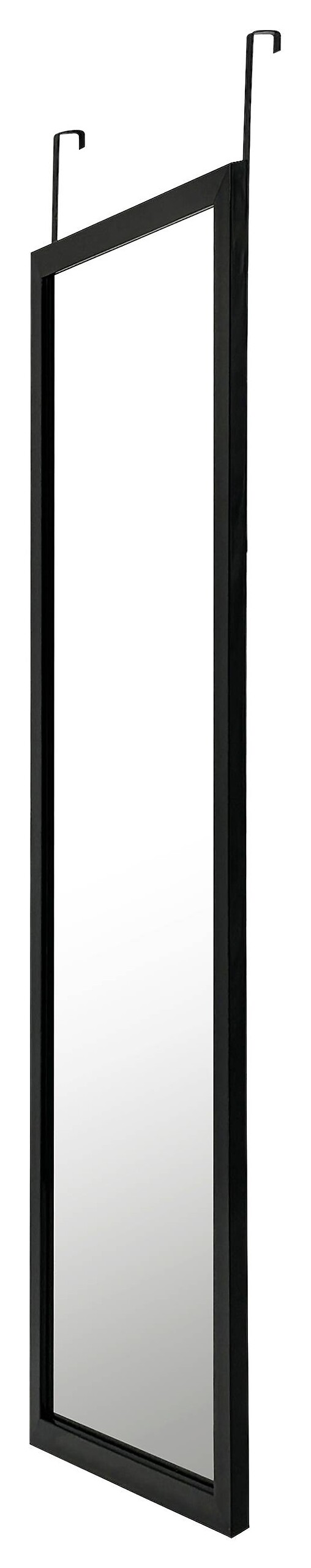 Türhängespiegel schwarz perlschwarz B/H/L: ca. 1,5x94x34 cm