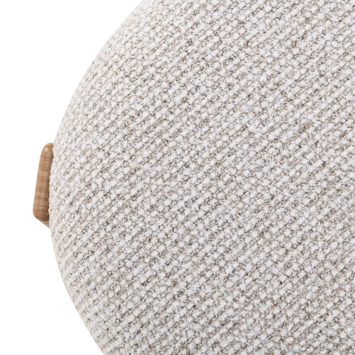 Stuhl Mila beige Webstoff B/H/T: ca. 50x81,5x60 cm