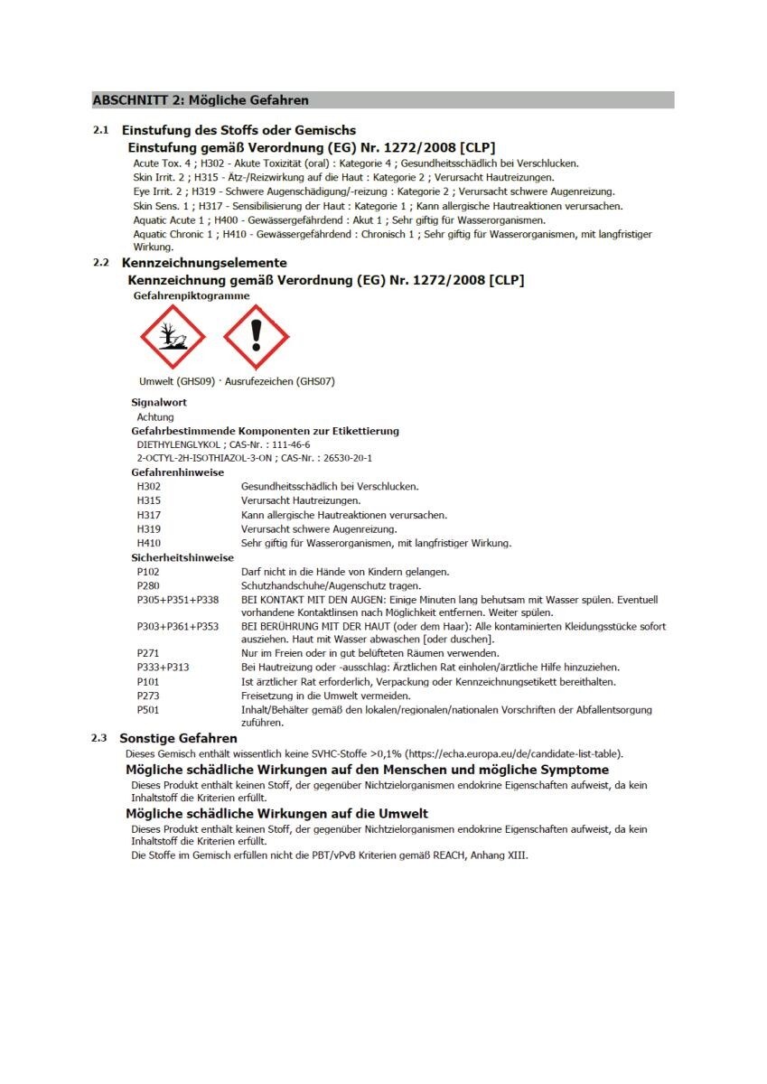 Anti-Schimmel-Konzentrat ca. 0,25 l
