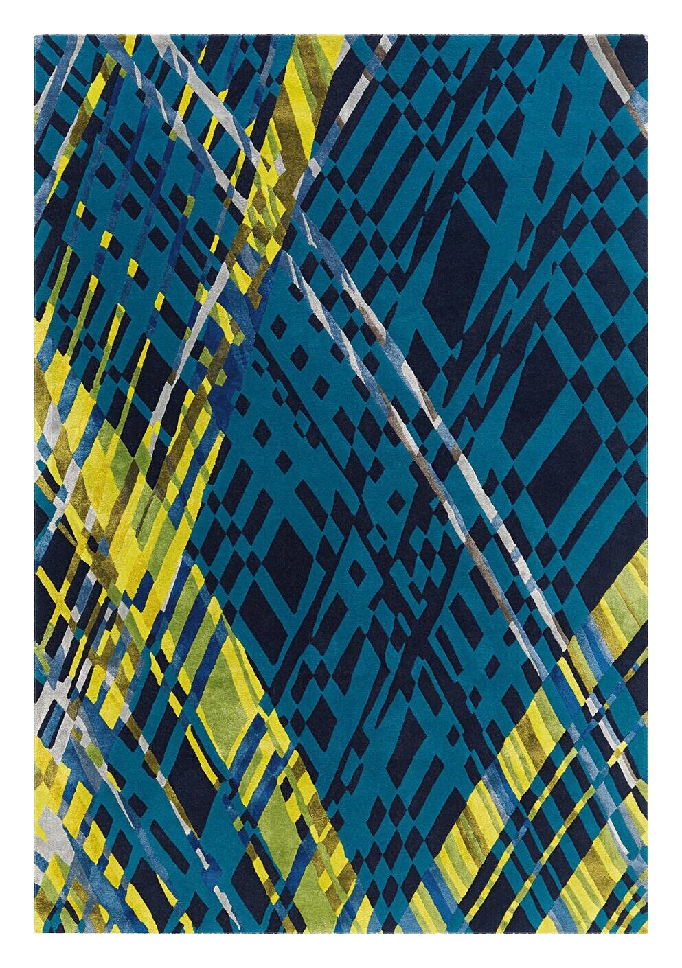 Arte Espina Kurzflorteppich Diamond 8050 blau B/L: ca. 120x180 cm