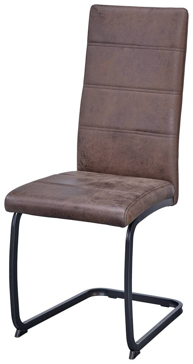 Schwingstuhl Peggy braun Vintage Microfaser B/H/T: ca. 43x103x58 cm