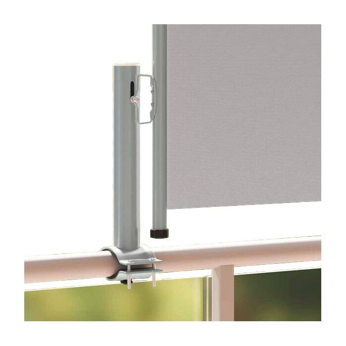 vidaXL Seitenmarkise grau B/H/T/L: ca. 300x60x300x300 cm
