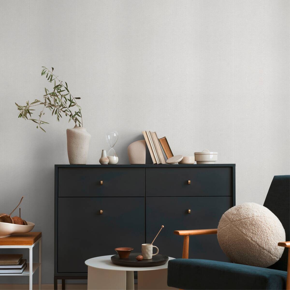 A.S.Creation Vliestapete weiß B/H/D: ca. 53x1005x9,2 cm