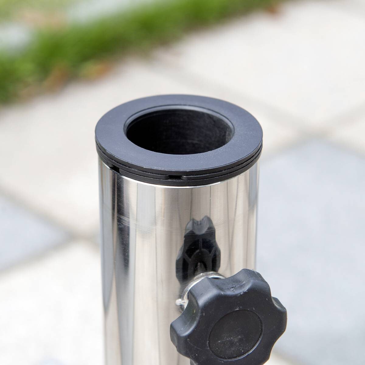 Outsunny Sonnenschirmständer grau Marmor B/H/L: ca. 40x36x40 cm