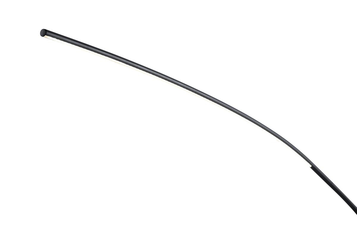 TRIO Bogenleuchte Shanghai schwarz Metall B/H: ca. 65x210 cm