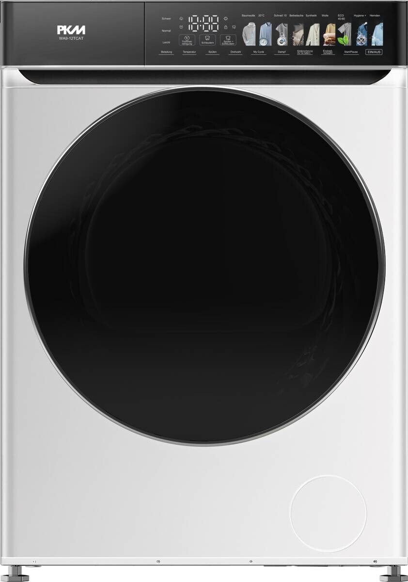PKM Waschmaschine WA9-12TCAT weiß B/H/T: ca. 59,5x85x60 cm