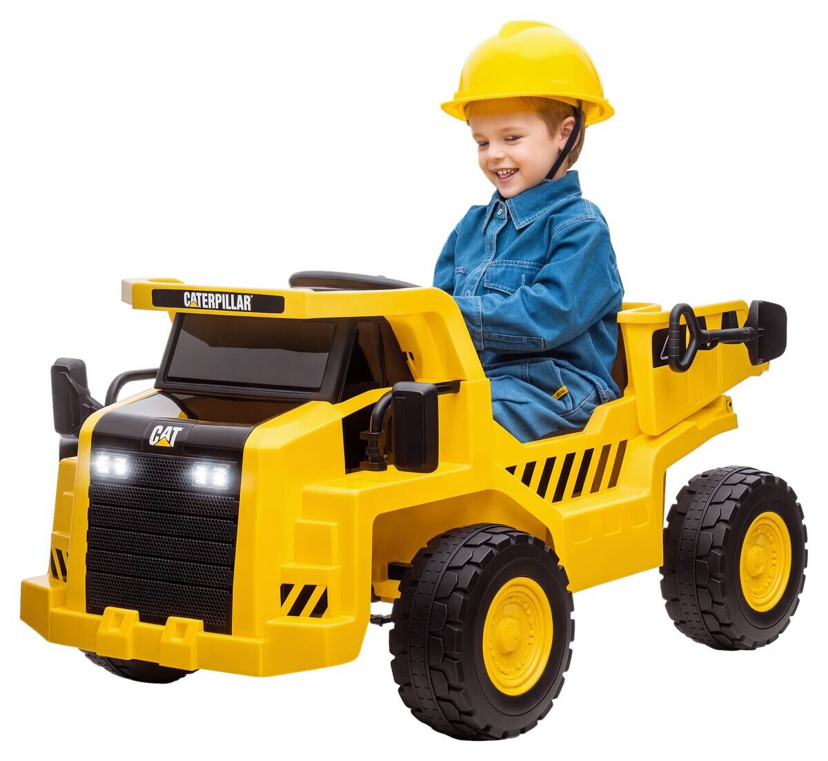 AIYAPLAY Kinder-Elektrotraktor gelb B/H/L: ca. 70,5x61,5x110 cm