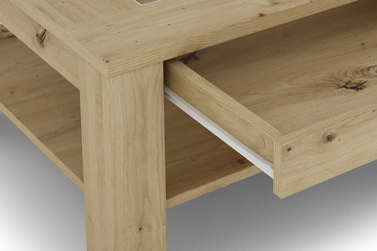 byLIVING Couchtisch RALPH Eiche Artisan B/H/T: ca. 67x43x67 cm