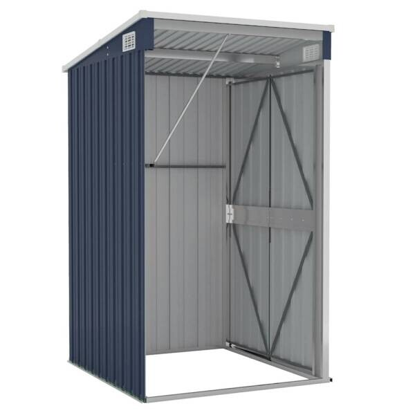 vidaXL Gartenhaus anthrazit B/H/T: ca. 118x178x100 cm
