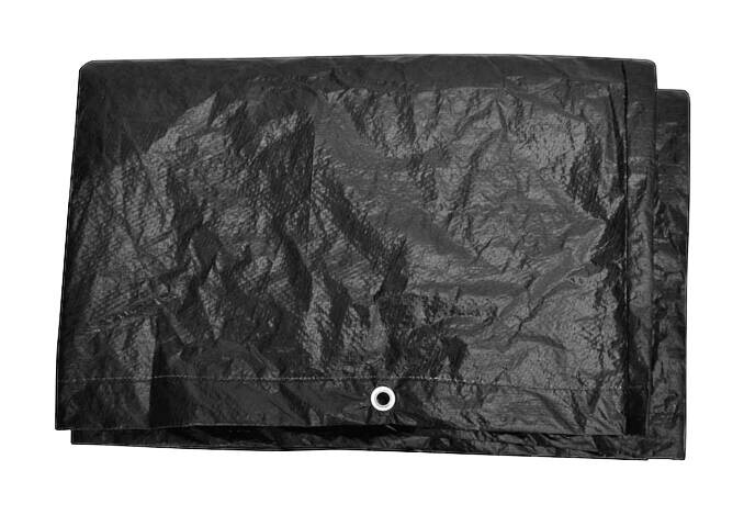 vidaXL Gartenmöbel-Abdeckung schwarz Kunststoff B/H/L: ca. 70x90x140 cm
