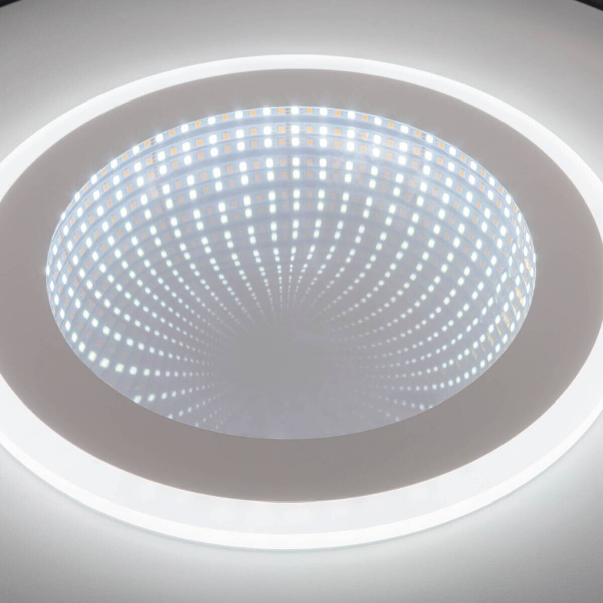 Näve Leuchten Deckenleuchte 1408277 Redona weiß Kunststoff Metall H/D: ca. 6x50 cm null 3 Brennstellen