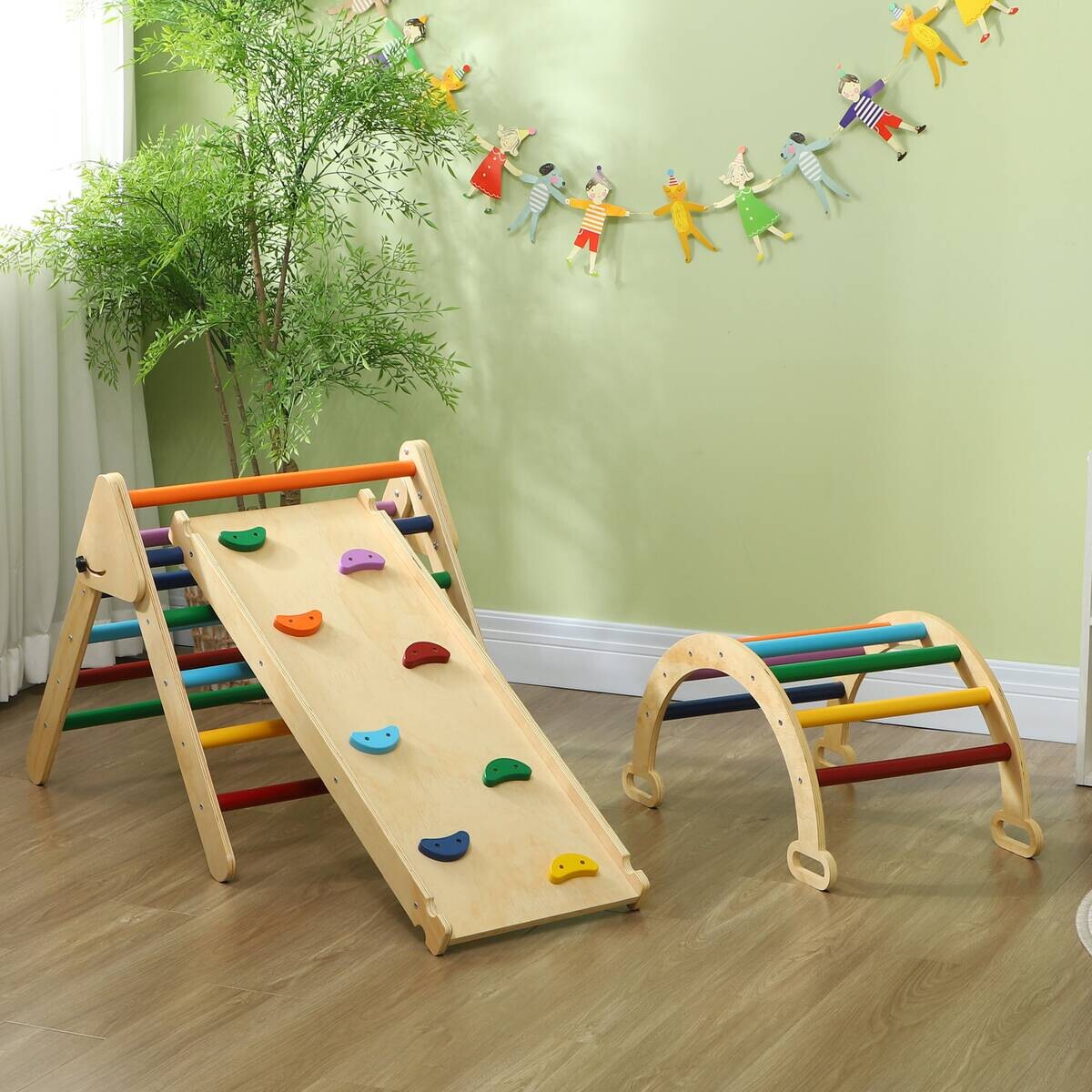 AIYAPLAY Klettergerüst multicolor B/H/L: ca. 64,5x63x178 cm