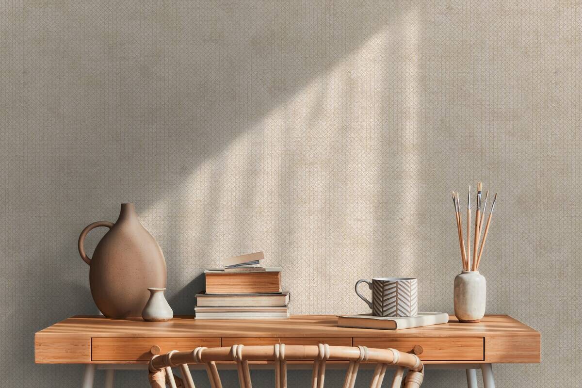 A.S.Creation Vliestapete beige gold silber B/H/D: ca. 53x1005x8,6 cm