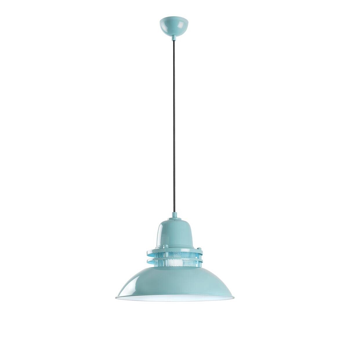 Opviq Pendelleuchte türkis B/H/T: ca. 34x123x34 cm E27 1 Brennstellen