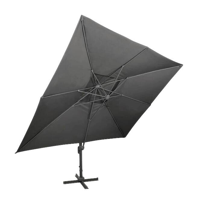 vidaXL Ampelschirm anthrazit Stoff B/H/T/L: ca. 300x274x300x400 cm