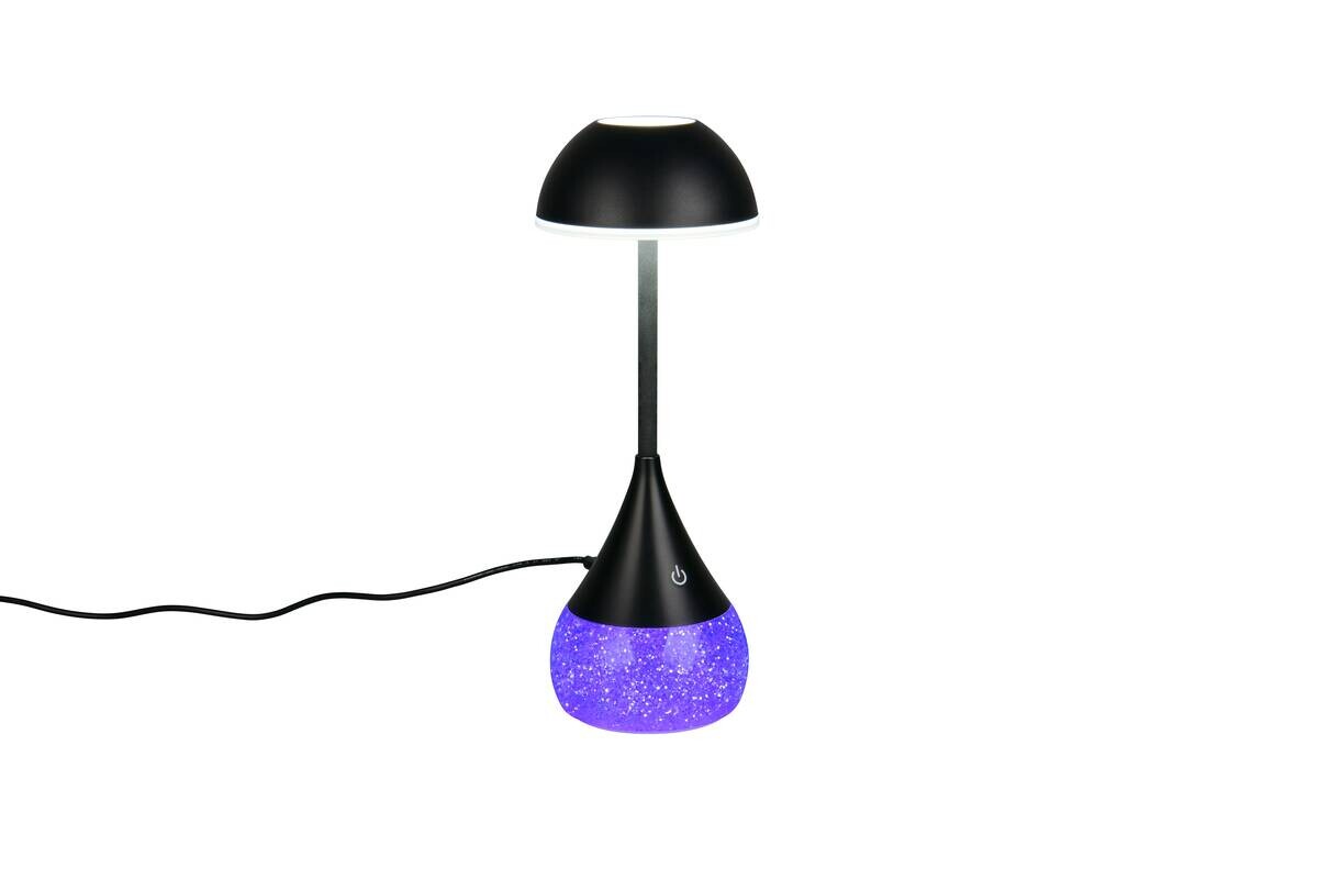 Reality LED-Tischleuchte Tembo schwarz Kunststoff B/L: ca. 11x28,3 cm