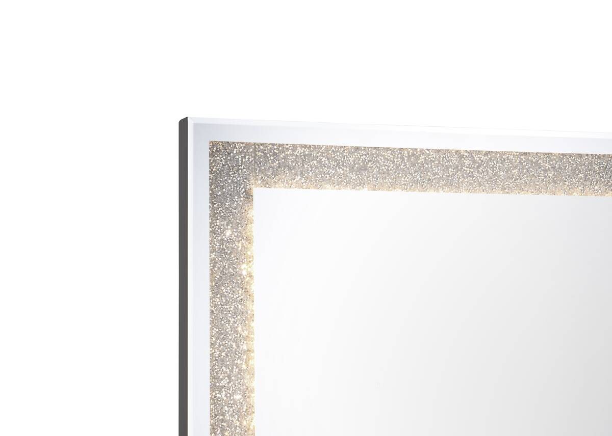 LED-Spiegel Hermine transparent B/L: ca. 80x60 cm
