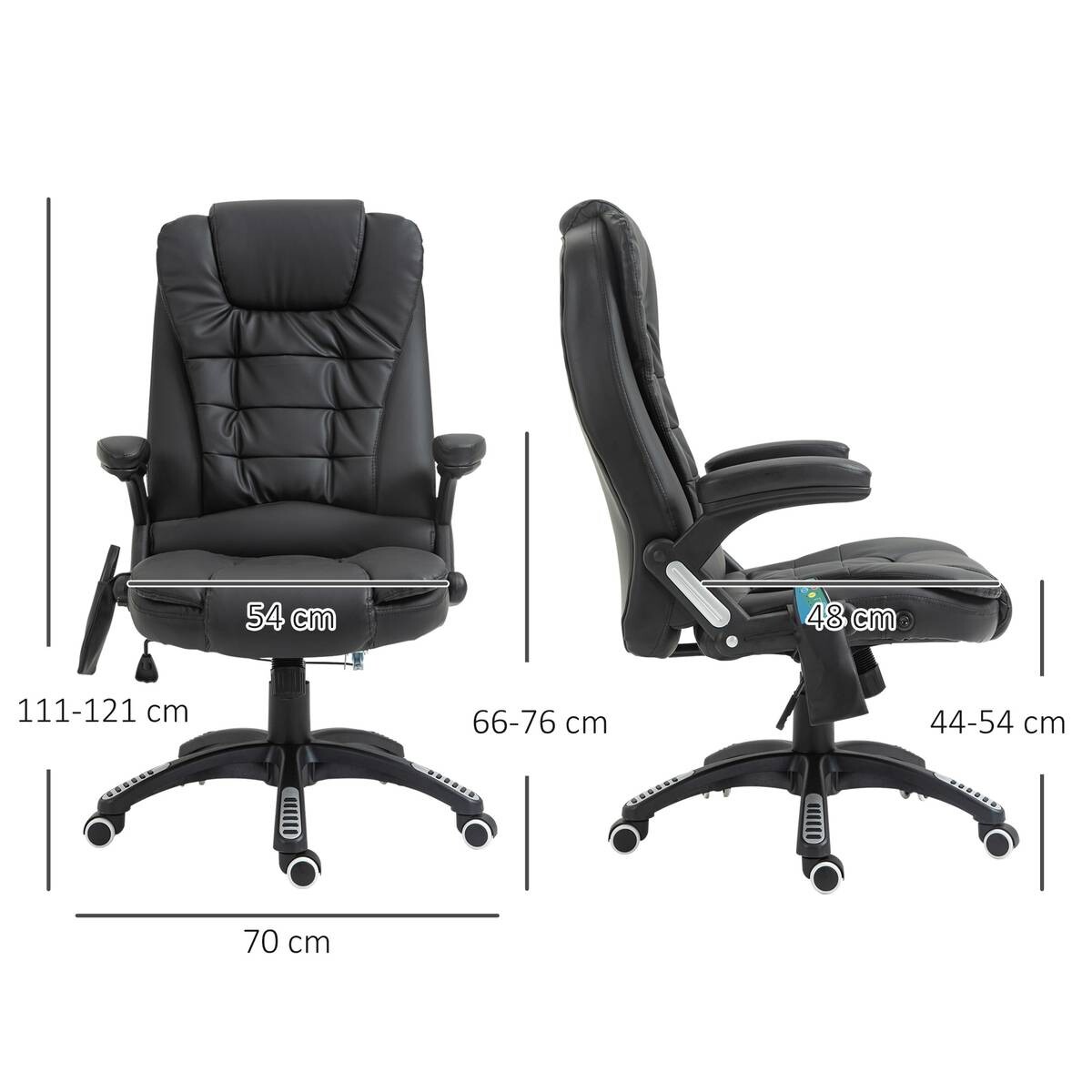 Chefsessel A2-0055 schwarz PVC Kunstleder