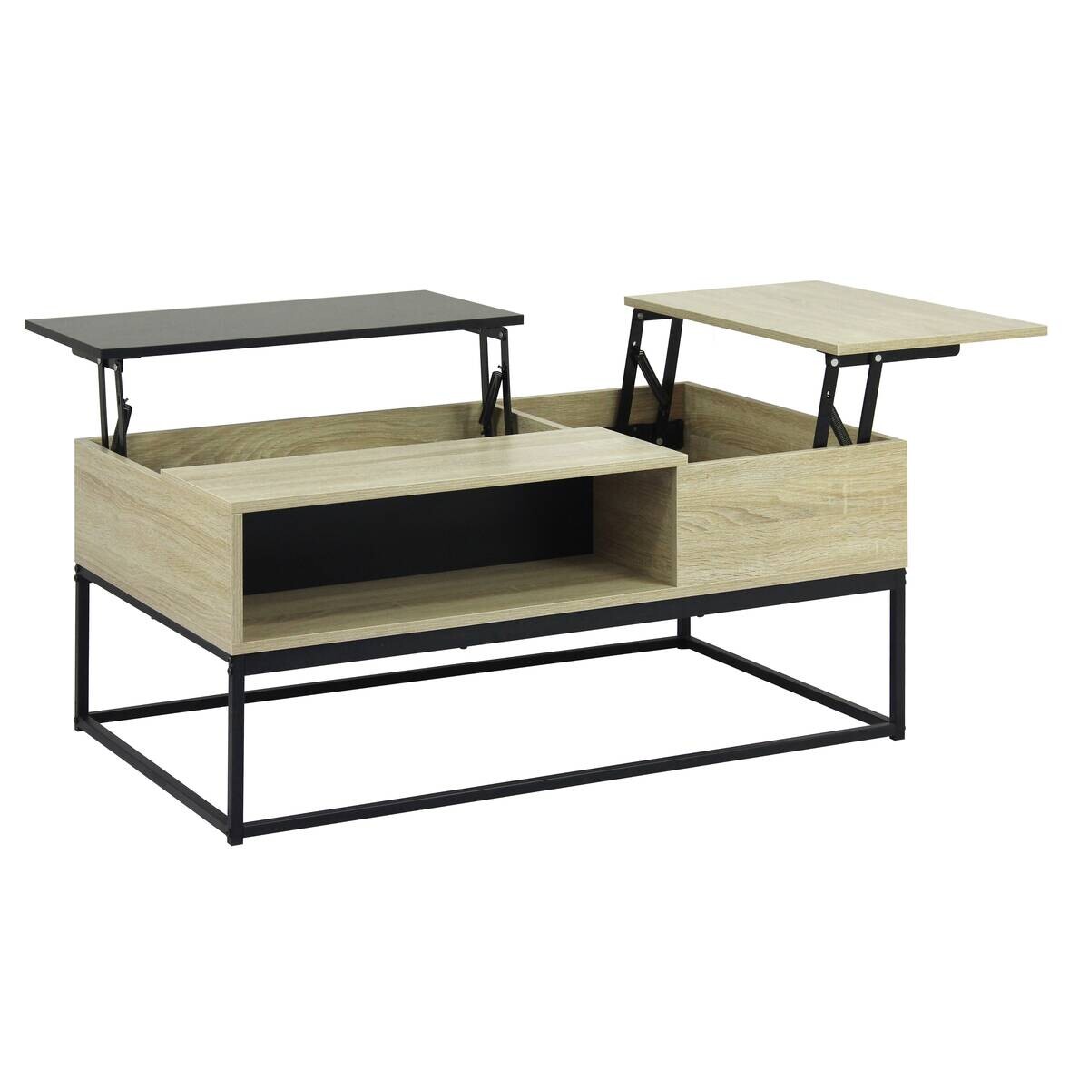 Couchtisch Eiche Nachbildung B/H/T: ca. 100x45,5x60 cm