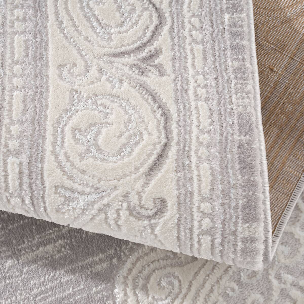 Sanat Teppich Harmony hellgrau B/L: ca. 80x300 cm