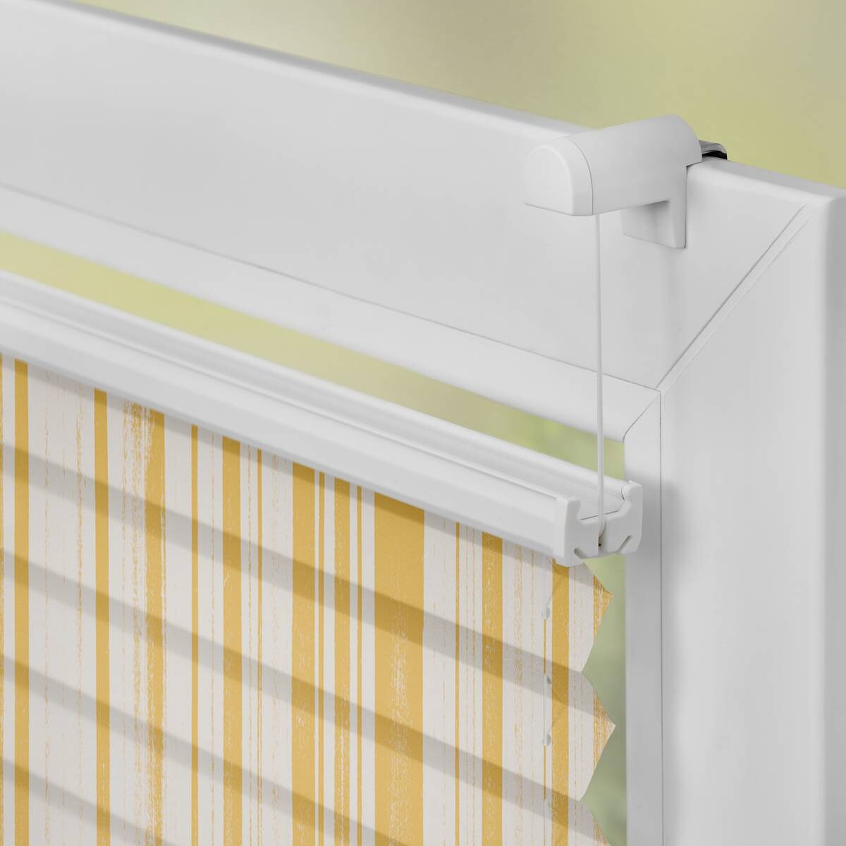 LICHTBLICK Spannplissee Flowing Honey gelb B/L: ca. 70x130 cm