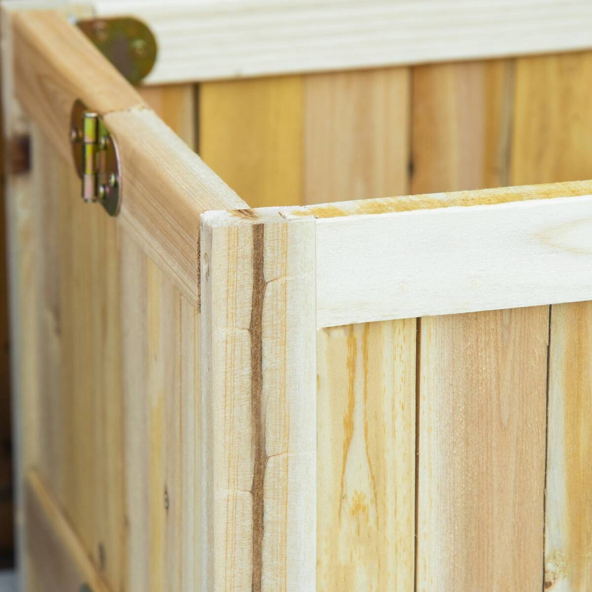 Outsunny Hochbeet natur B/H/L: ca. 30x25x70 cm